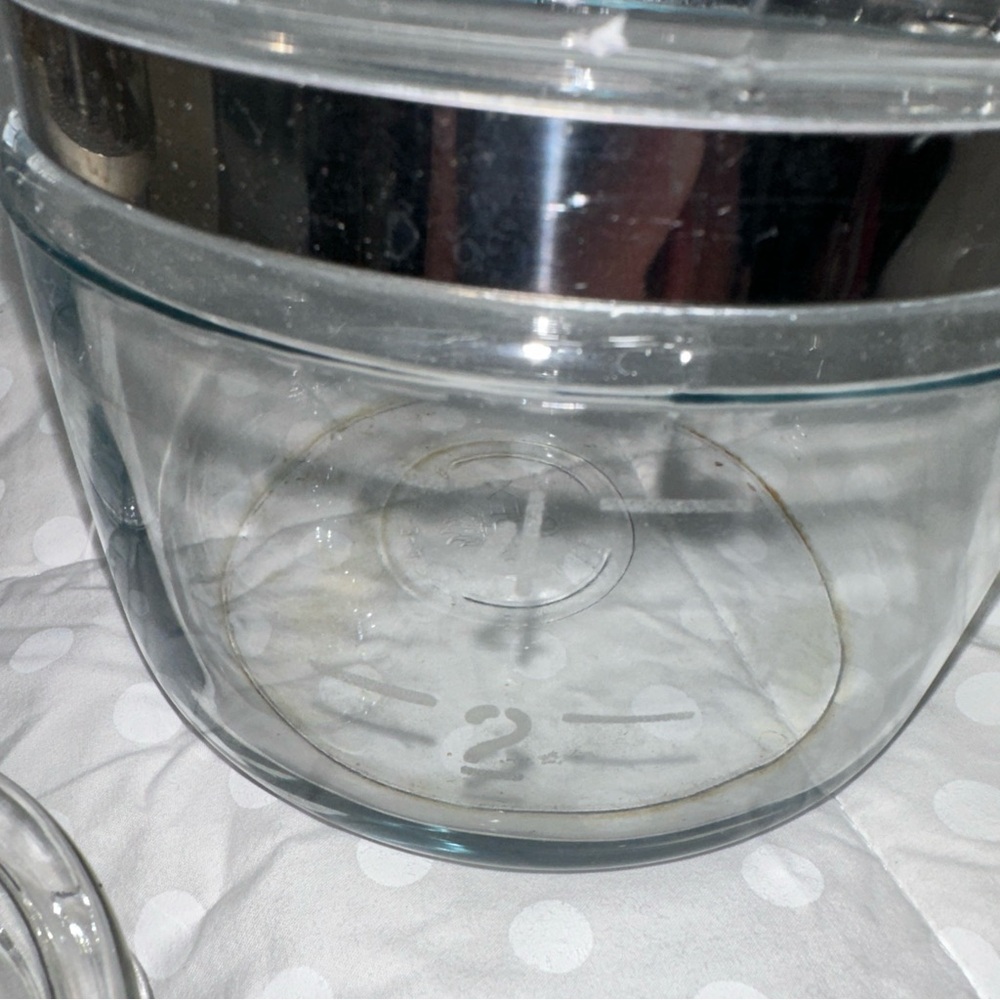 Vintage Pyrex Glass Coffee Percolator with Clear Handle - Picture 7 of 11